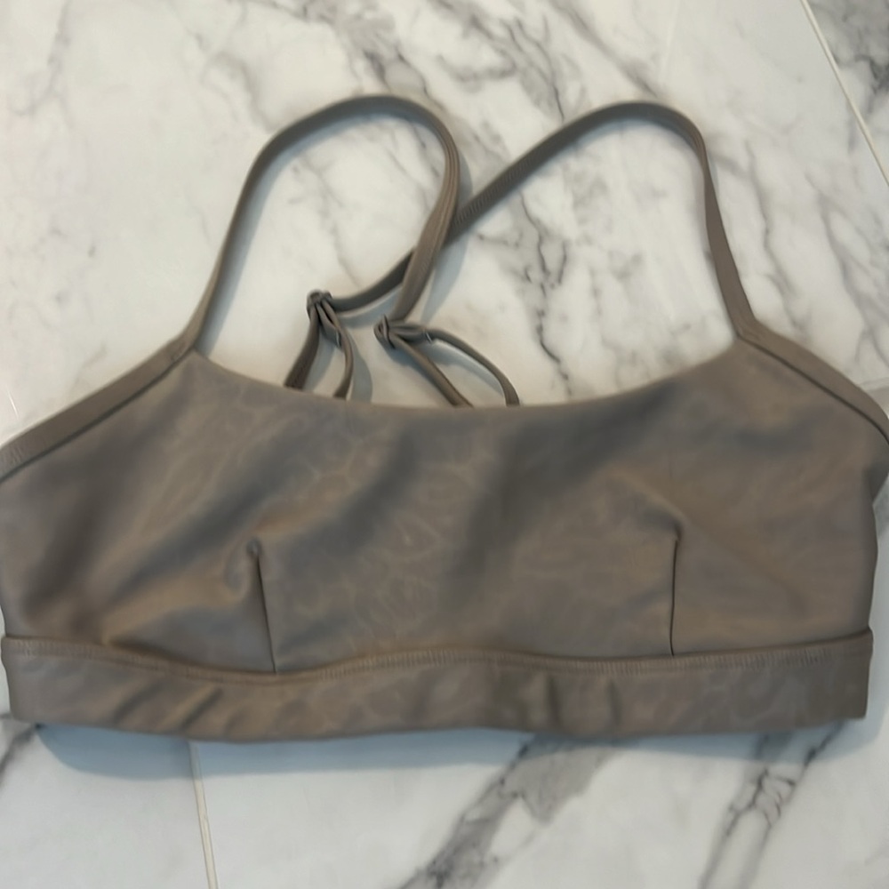 ALO Yoga Taupe Crop Top